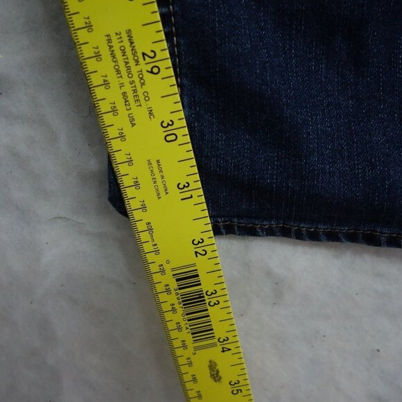 Lee Riders Bootcut Jeans Women's Size 31 Blue Denim Floral Print Regular Fit - Picture 4 of 9